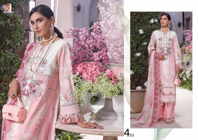 Shraddha Firdous 4 Designer Casual Wear Lawn Cotton Pakistani Salwar Suits Collection